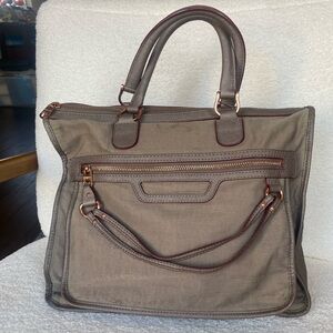 MZ Wallace Tan Nylon Tote
